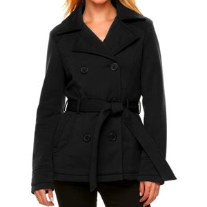 Black Pea Coat (juniors size Small)